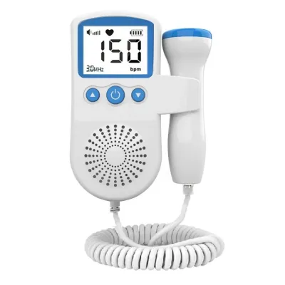 Surpluck Doppler Baby Heart Monitor Home Pregnancy Baby Heartbeat Detector Fetal Doppler With Gel