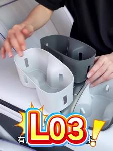 kkmf For Xpeng MONA L03 Center Console Cup Holder Silicone Sleeve Anti-Slip Cup Slot Mat Car Interior Modification Accessories 9T1N6