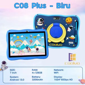 COOLVO C07-New Tablet Anak Android Edukasi Anti Radiasi 7 inchi Layar FullHD 4/64G Kids