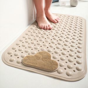 ❤️ ‍ Dlight Anti Slip Bathroom Floor Mat with Suction Massage Bath Mat Shower Safety