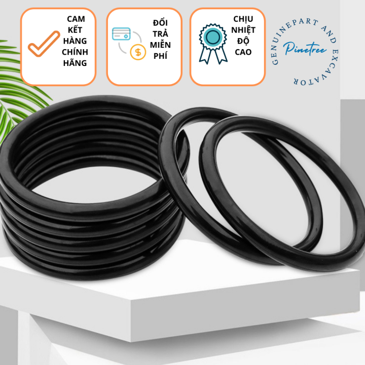 Gioăng cao su oring chịu nhiệt, gioăng cao su tròn, ron cao su NBR, vòng đệm cao su chiụ dầu 3.5mm, an toàn và thân thiện với môi trường