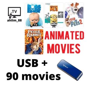 (Eng Sub) USB Cartoon New Popular Kids Animated Movies Collection 2002 - 2023 Audio English 90 in 1 新卡通动画电影合辑 英语