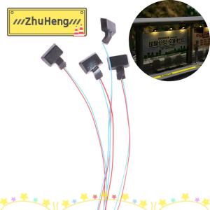 zhuheng Đèn LED 3V Mô hình đèn biển quảng cáo ngoài trời tỷ lệ hồ 1:87 mô hình tự làm