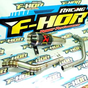Knalpot akrapovic karbon Racing Untuk Cbr Lokal Thunder Byson Cbr150r Vixion Xsr Sonic Satria Fu MX king