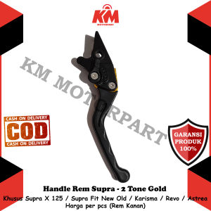 Handle Rem Handlebrake HONDA Supra X 125 Supra Fit New Old Karisma Blade Revo Abs Astrea Grand - 2 TONE GOLD Merah Variasi