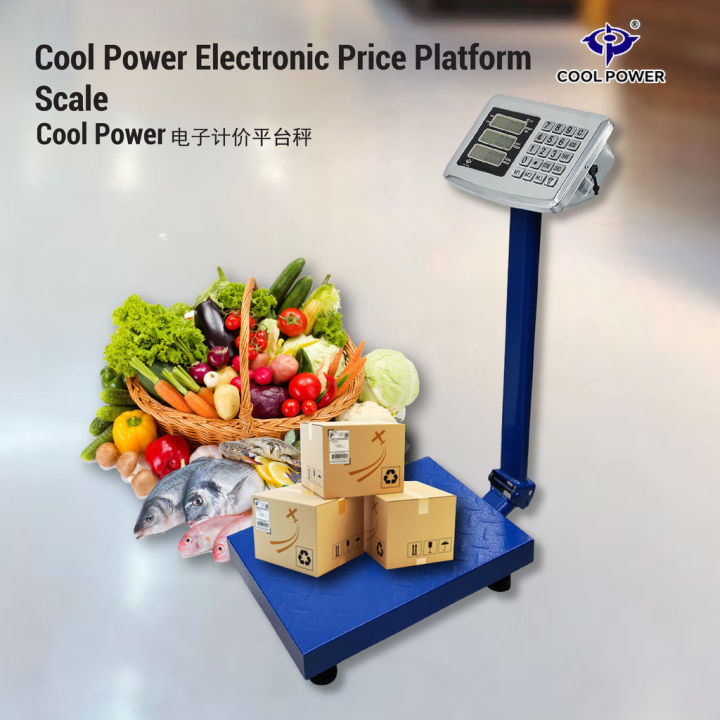 Cool Power 150KG 300KG Electronic Price Platform Scale Penimbang Skala ...