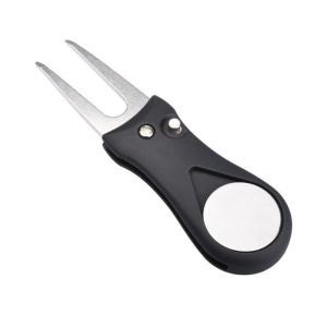 Golf lapangan Divot Repair fork Tool Golf Pitchfork Putting Fork ball marker Tool