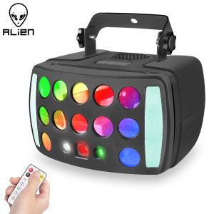 ALIEN DJ Disco Derby Beam 4IN1 Stage Light Red Green Patterns Strobe Dynamic Marquee Effect Party Wedding Club Dance Lamp