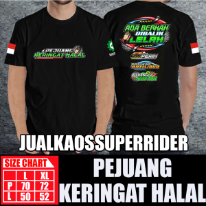 BAJU KAOS DISTRO PEJUANG KERINGAT HALAL