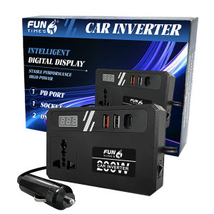 Car Inverter 12V 24V to 220V Power Converter Car Power Inverter Truck Socket Charger Inverter
