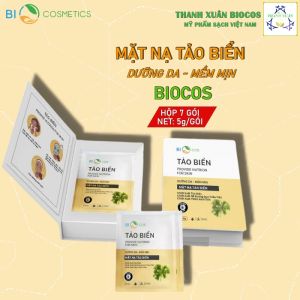 Mặt Nạ Tảo Biển Tươi BioCos Hộp 7 Gói Đắp Mặt Nạ Dưỡng Trắng Da Giúp Chăm Sóc Da Dưỡng Ẩm Da Mềm Mịn Chống Lão Hóa. - Lazada