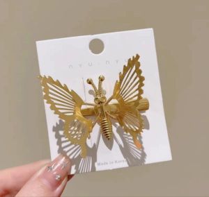Klip Rambut Rama Rama Kanak Kanak Gaya Puteri Aksesori Rambut Budak Perempuan Bergerak Comel Viral TikTok Butterfly Hair Clip for Girls Princess Style Moving Hairpin Ancient Fairy Cute TikTok Viral Kids Accessory 儿童蝴蝶发夹古风头饰会动发卡小女孩发夹夹子网红超仙公主造型头发饰品 H014
