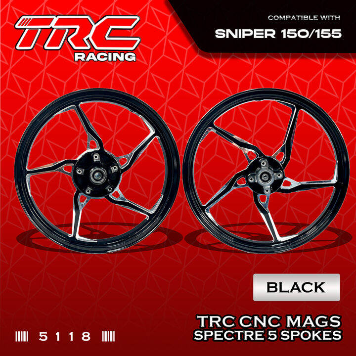 【Free shipping】TRC CNC Mags Sniper 155/150 Spectre 5 Spokes (1.6 17F x ...