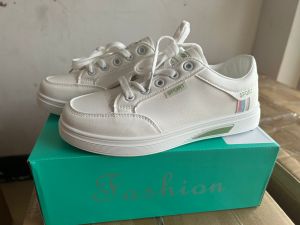 White Rubber Shoes for Women New Style Korean Version Fashion Comfortable High Quality Sneakers Shoe