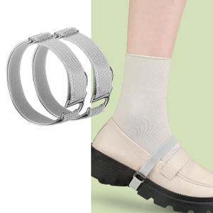 Đàn hồi Clasp Độ dài có thể điều chỉnh Giày đế chống lỏng ban nhạc ngọt ngào Đơn giản cài đặt miễn phí ngọc trai tình yêu hình dây đeo giày nữ