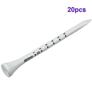 SGFDD Wooden 83mm White Professional Golf Tees Ball Socket Tee Golf Holder