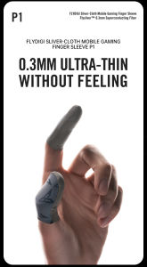 Original Flydigi P1 Sliver-Cloth Finger Sleeve Mobile Phone Gaming Eating Chicken Sweat Proof Anti-Slip Ultra-Thin Thumb Gloves Professional E-Sports Game Protective Case