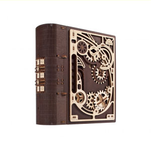 Ugears Book of Secrets 3D Mechanical Model Wooden Puzzle DIY Kits for Adult Kids Birthday Present Toys Christmas Xmas Gift