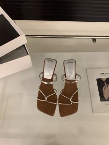 Internet Celebrity Broken Heels Niche Thin Strap Sandals Fairy Wear High Heels Roman Sandals