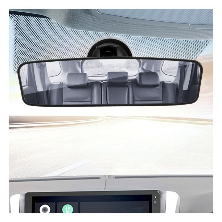 Pull Off Rear View Mirror 【Safe Shop668】 Wide-angle Rearview Mirror Car Rear Mirror Adjustable ...