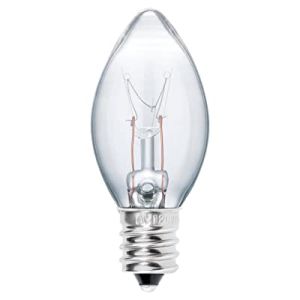 UnihomSG [ReadyStock]   KTY Mini Light Bulb C7E12 Red/White [Bundle of 10] |Mini LED Light Bulb E12 Red/White| 220V-240V