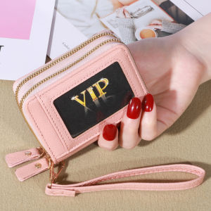 iFASHION 2001 READY STOCK Small Wallet Wallet Card Holder Student Female Short Portable Wallet Multi-Card Slot Storage Wallet