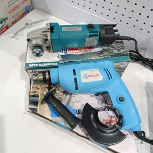PAKET BOR GERINDA SETARA MAKITA FREE KOPER Gerinda dan bor - paket pertukangan - power tools - mesin bor -gerinda murah