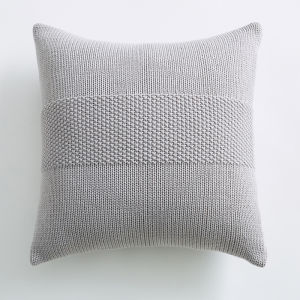 Nordic Knitted Throw Pillow Cover – Solid Color Soft Yarn Weave Cushion Case for Sofa Bedroom Living Room Decor Gray White Pink2026