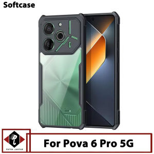 Promo Case Transparan Terbaru Tecno Pova 6 Pro 5G Softcase Shockproof Slim Armor