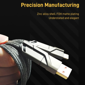 Data Interface Cable Highly Flexible Data Transfer Cable Data Cable Outer Hard Guardrail Alloy Material