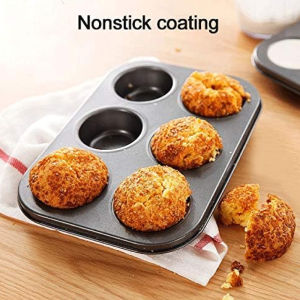 Kitchen Baking 6/12 Holes Mini Muffin Tray Mini Cup Cake Baking Pan Non-stick Tray Pan