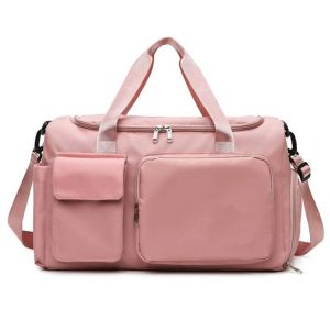 Alexander Klein - Waterproof Weekender Beach Dance Yoga Gym Duffle Travel Sport Bag w/ extra pocket for shoes dirty clothes storage