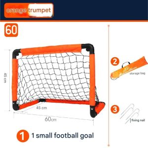 SG EmmAmy® Kids Folding Football Goal Outdoor Sports Toys Portable Football Toys Installation-free Early Education Toy