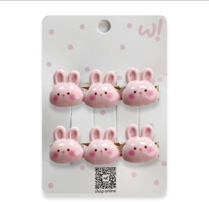 Pinky Bee Jepit Rambut Bear Rabbit 66092600