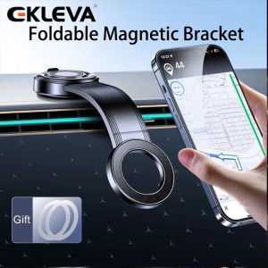 EKLEVA New Car Phone MountBendable & Detachable MountAdjustable Angle ABS Phone HolderDashboard Mount