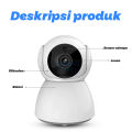 Pemeriksaan pemantauan Kamera Pengintai Monitor Penglihatan Malam Inframerah Kamera Desktop HD WIFI Cerdas Kamera Remote Control Rumah Kamera Jaringan Kamera CCTV Nirkabel Pemantauan dan Perekaman. 