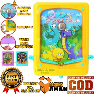( BISA COD ) PROMO Mainan Anak Pinball Lonceng / Pinball Board Game / Puzzle Pinball Lonceng / Mainan Anak Laki Laki / Mainan Anak Perempuan SNI Murah