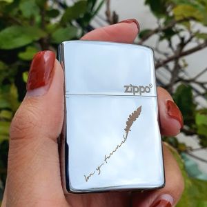 Bật Lửa Zippo Bạc Bóng Love You Forever Đời La Mã E2000 Bản Giới Hạn ( Tặng Phụ Kiện) Hộp Quẹt Thích Hợp Làm Quà Sưu Tầm