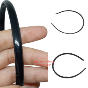 [HÀNG CÓ SẴN] Cài(bờm) tóc trơn màu đen bằng nhựa thời trang