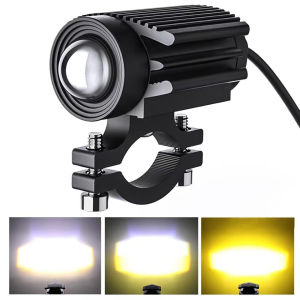 Motorcycle Mini Driving Light Universal Wing Auxiliary Lamp Waterproof Offroad ATV LED Fog Headlight