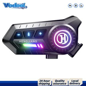 【Fast delivery】 Motorcycle Helmet Bluetooth Headset with Waterproof Design and Microphone for Outdoor Riding