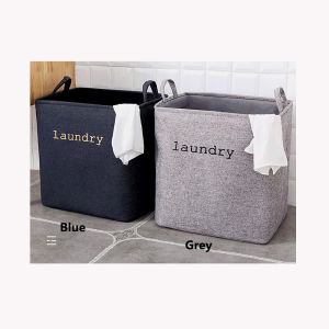 Thick Oxford Cotton Laundry Basket & Hampers / Self-Standing Laundry Basket / Storage Basket Thick Wool Self Standing Large Laundry Bag Storage Basket Storage Hamper Thick Wool Material