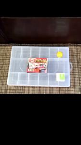 Kotak Peralatan Menggambar Transparan Sekat Bisa Disesuaikan Box Penyimpanan