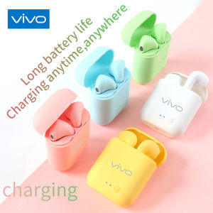 ♥ SFREE Shipping ♥ VIVO J18 Bluetooth 5.0 Earphones TWS Sports Headphones Wireless In-Ear Earbuds Dual HD Microphone Headset 2024 New