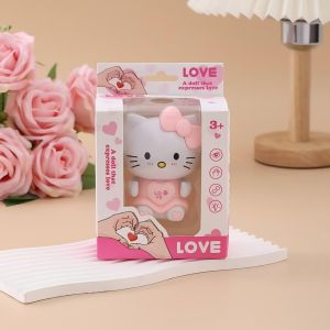 Boneka I Love You Cinnamoroll Melody Lotso Kuromi Sanrio LED Night Light Gantungan kunci