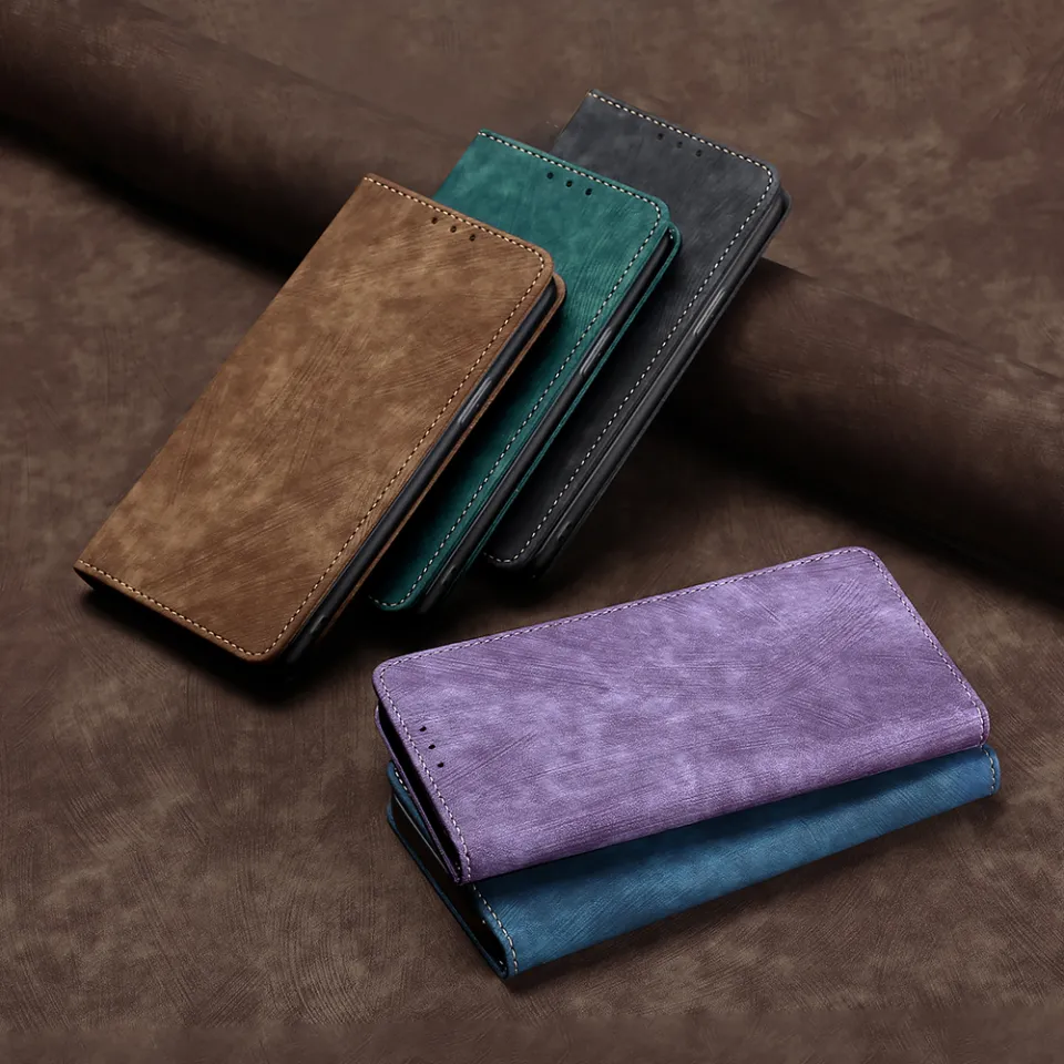 Wallet Case For Samsung Galaxy Note 10 Plus Lite/Note 20 Ultra/A10  A11 A20 A21S A30 A50 A51 A71 A81 A91 Flip Cover with Magnetic Stand