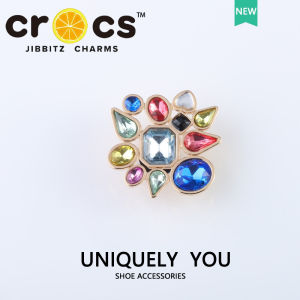 shoes charm cross บักเกิลติดรองเท้า โลหะผสม ประดับโบว์ หลากสี