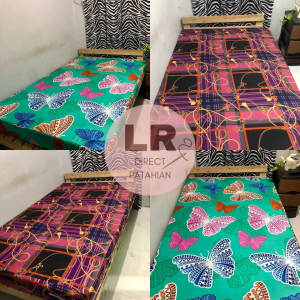 FOAM COVER WITH C SHAPE ZIPPER - SEMICOTTON AFFORDABLE (RANDOM DESIGN/COLOR) (HINDI KUMUKUPAS)