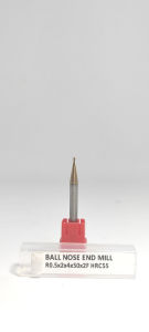 Ballnose Diameter 1mm HRC55 Carbide 2F R0.5 D1 Ball mill 1 mm