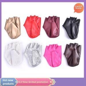 Graceful Pu Leather Fingerless Glove For Goth Punk Rock Lolita Harajuku Stage Party
